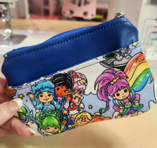 80's Rainbow Friends Zip-Up Cardholder