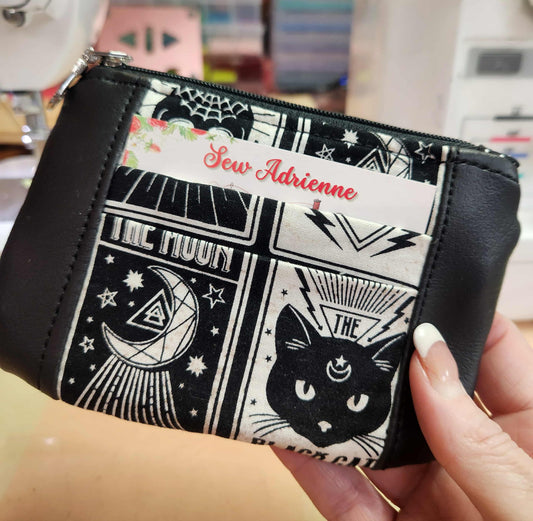 Spooky Tarot Card Zip-Up Cardholder