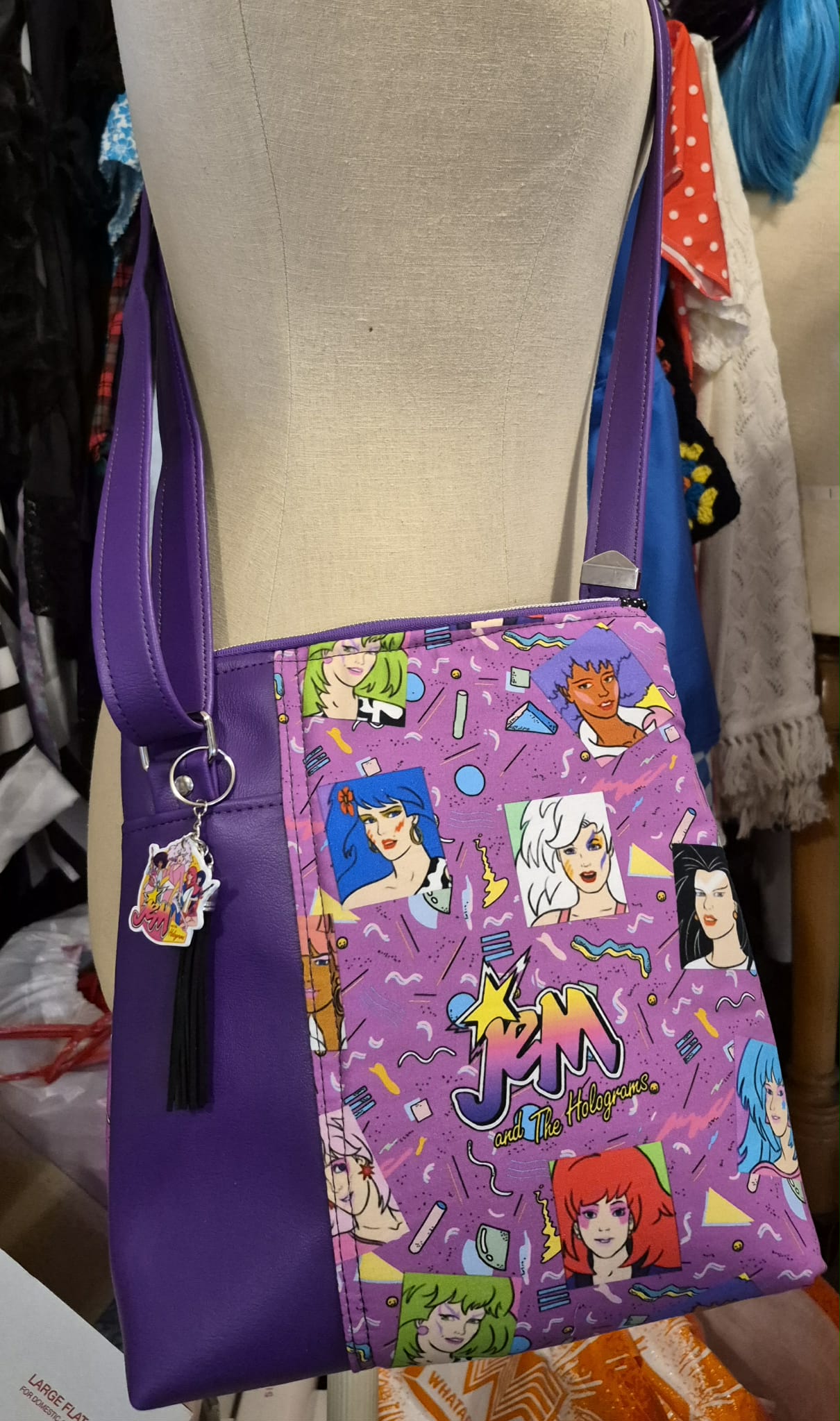 80's Rockers Jem Crossbody Bag