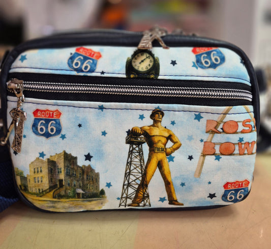 Route 66 Tulsa Icons Sling Pack, Fanny Pack, Hip Pack